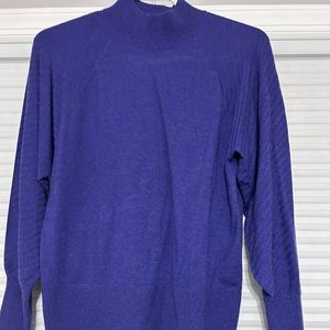 Women’s M purple lightweight sweat from loft. Worn once!